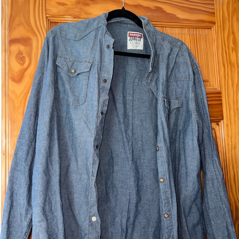 Wrangler Men's Blue Denim Jacket
